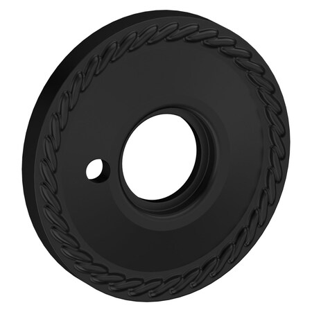 Baldwin Privacy Pair Rosettes Satin Black 5149.190